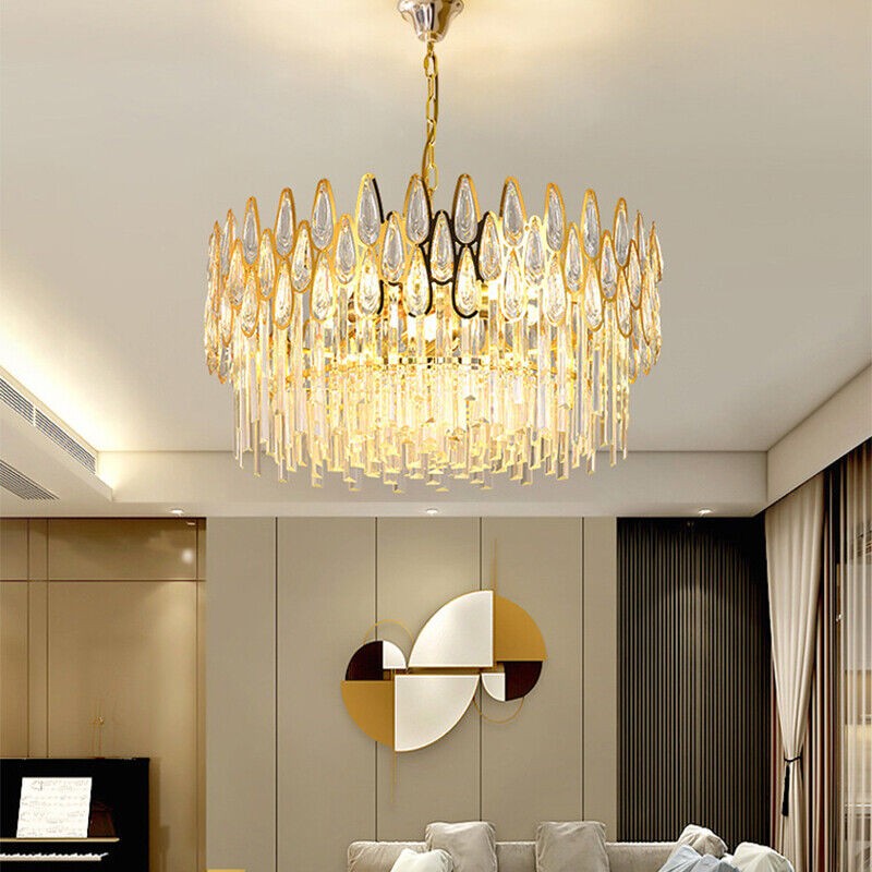 Crystal Chandelier Lighting Kitchen Pendant Light Home Lights Dining Room Lamp